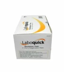 Laboquick ovulasyon testi kutusu dik görünüm