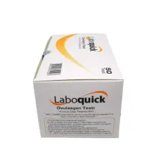 Laboquick ovulasyon testi kutusu kullanım bilgisi yüzü