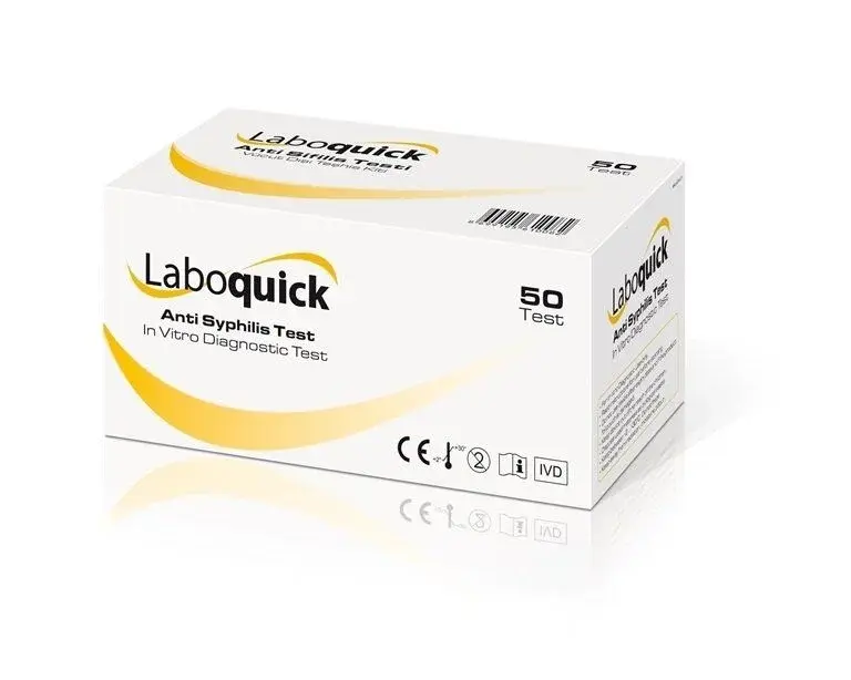 Laboquick Anti Syphilis frengi kaset test 50 adet kutusu