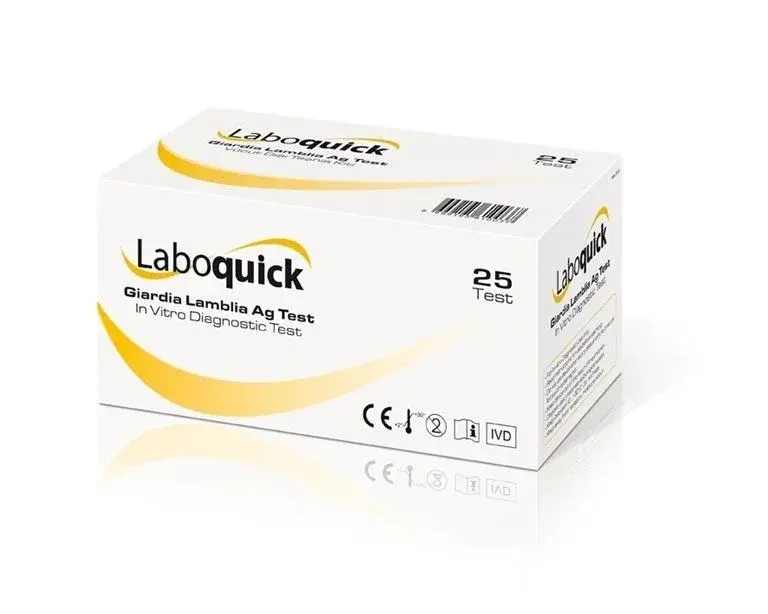 Laboquick Giardia lamblia antijen kaset test 25 adet kutusu