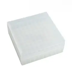 Cryo Box Cryo Tüp Kutusu Eppendorf Tüp Saklama Kutusu 100 Delikli farklı açıdan görünüm