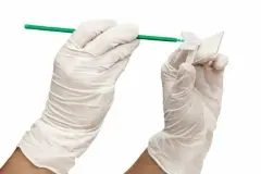 Smear fırçası ile lama örnek sürme uygulaması