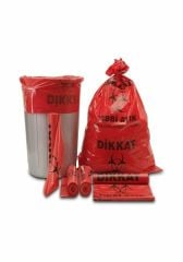 Tıbbi Atık Poşeti Battal Boy 72 cm x 95 cm 10'lu Rulo