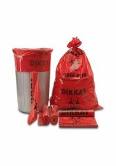 Tıbbi Atık Poşeti Battal Boy 72 cm x 95 cm 10'lu Rulo