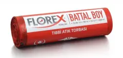 Tıbbi Atık Poşeti Battal Boy 72 cm x 95 cm 10'lu Rulo