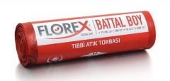 Tıbbi Atık Poşeti Battal Boy 72 cm x 95 cm 10'lu Rulo