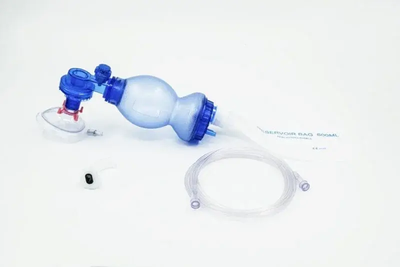 PVC ambu seti infant balon, maske ve oksijen hortumu
