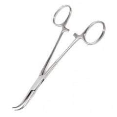 Mosquito Mikro Hemostatik Pens 12 cm Eğri