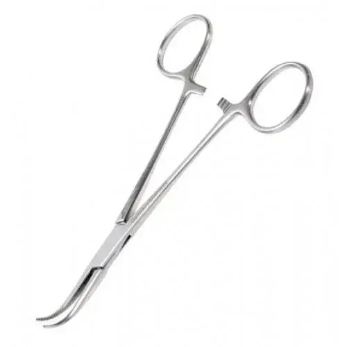 Mosquito Mikro Hemostatik Pens 12 cm Eğri
