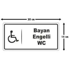 Bayan Engelli Wc Tabelası
