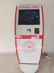 Kiosk sistemi hoş geldiniz ekranı