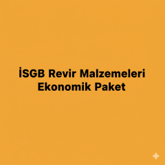 İSGB Revir Malzemeleri Ekonomik Paket