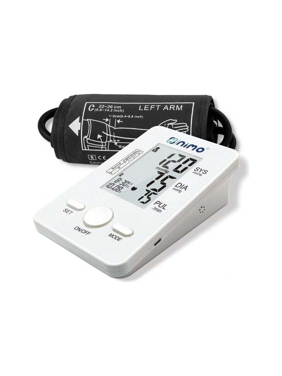 Nimo Kol Tipi Otomatik Dijital Tansiyon Aleti DBP-1318