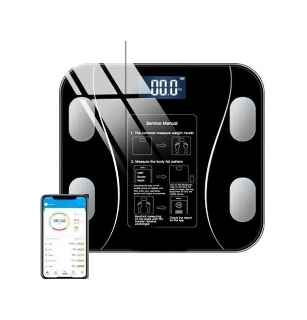 Techfit Dijital Baskül Siyah TF-1075