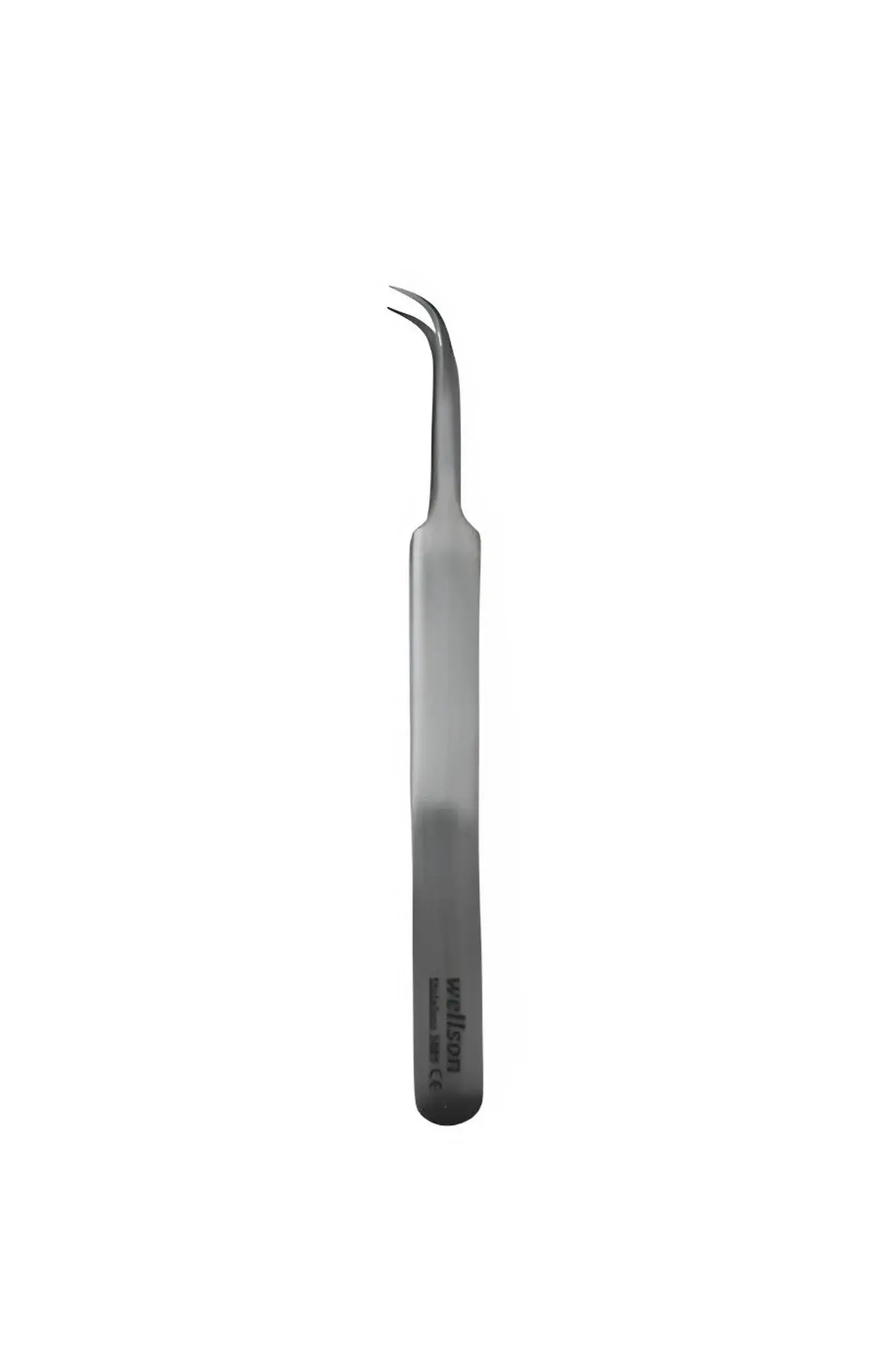 Mikro Penset 11 cm Eğri Sivri Wellson