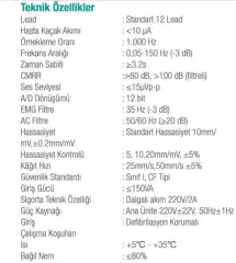 Firstmed 100G Tek Kanallı Yorumlu EKG Cihazı yakın plan detay