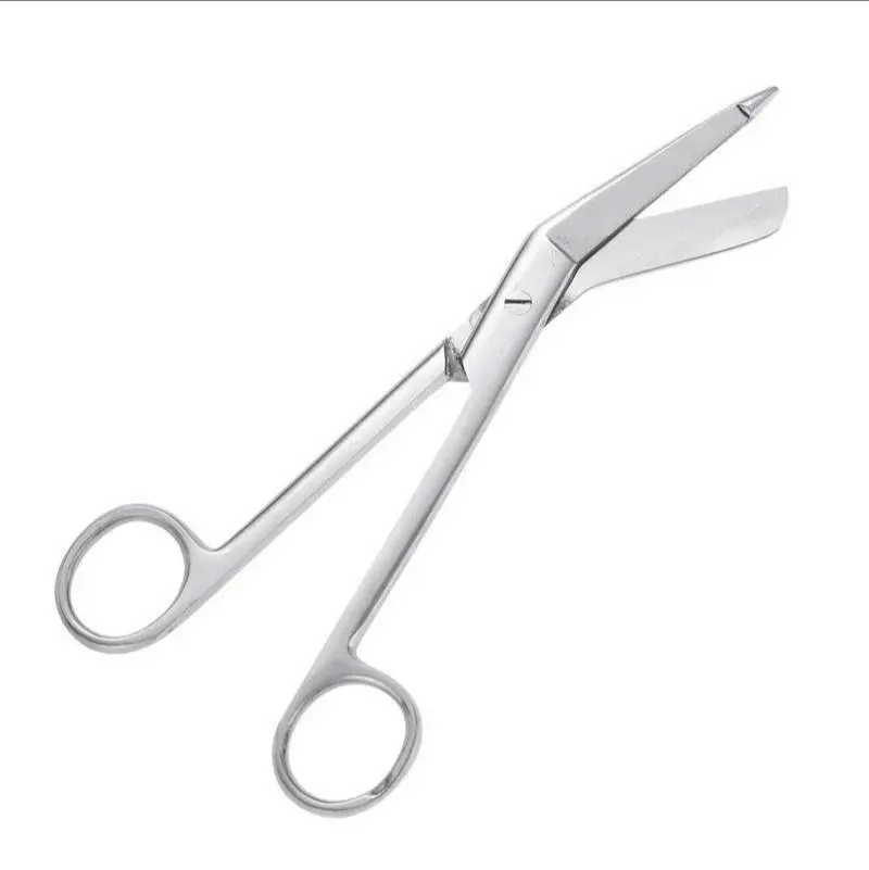 Bandaj makası 14 cm açılı