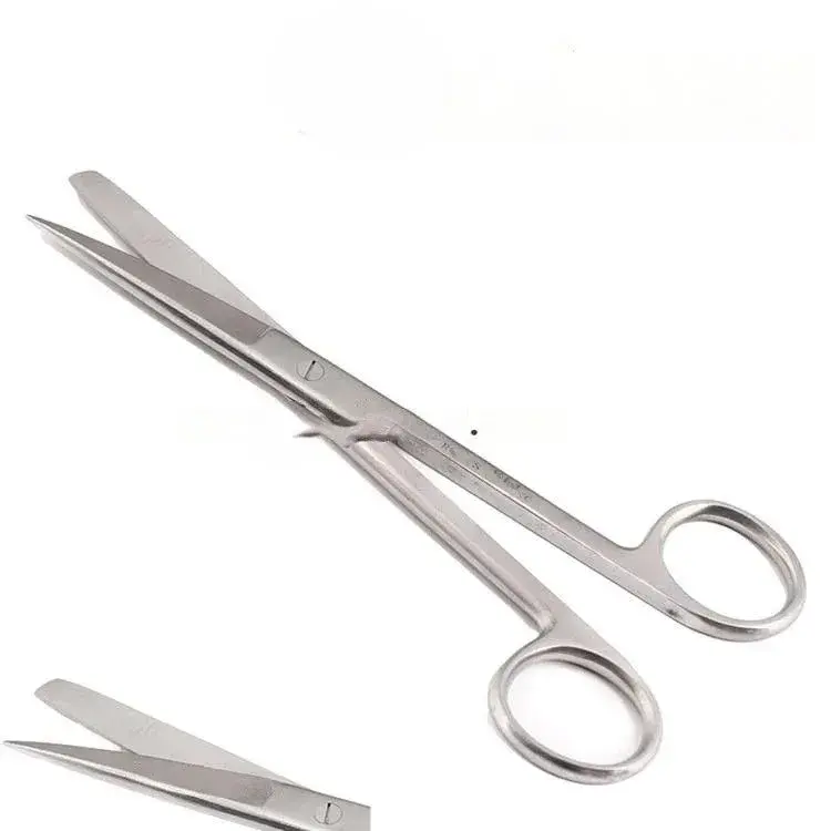 Cerrahi Makas Sivri/Küt 15 cm Düz