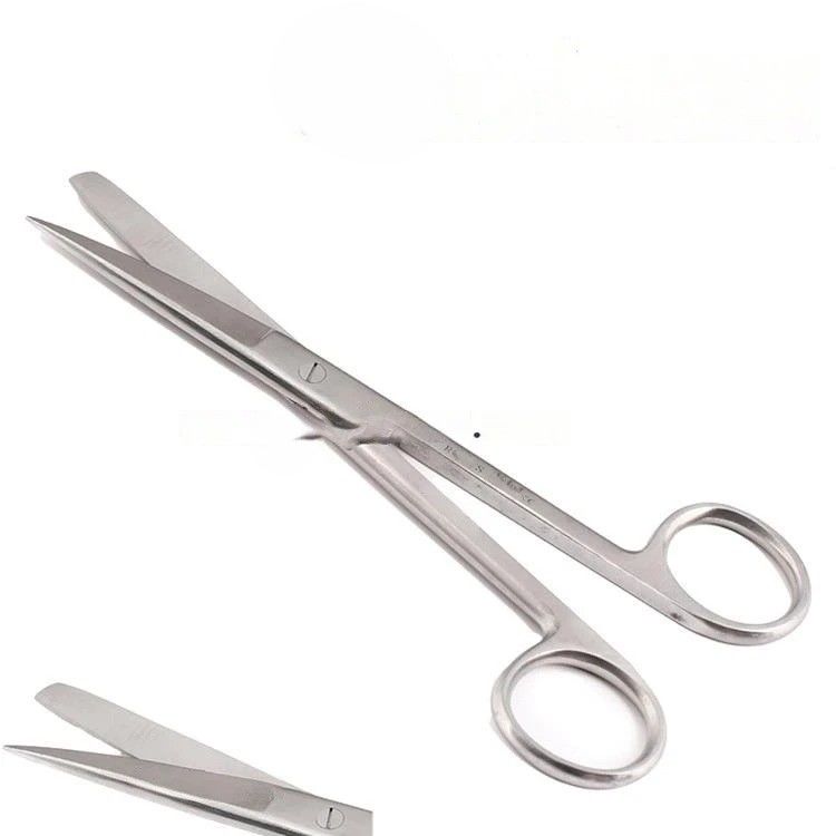 Cerrahi Makas Sivri/Küt 15 cm Düz