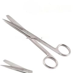 Cerrahi Makas Sivri/Küt 15 cm Düz