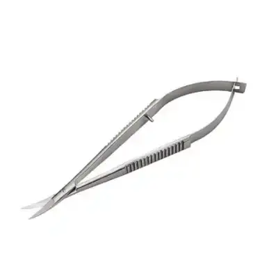 Wellson Mikro Makas Castroviejo 14 cm Eğri