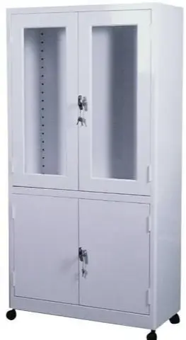 Çimen ÇM-1204 çift kapılı altı dolaplı ilaç dolabı