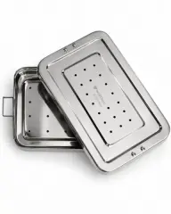 Wellson Sterilizasyon Kutusu Delikli Kilitli 30 cm
