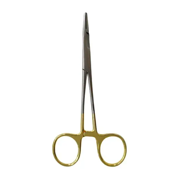 Wellson Olsen Hegar Makaslı Portegü 14 cm TC Altın Sap