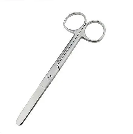 Wellson Standart Makas 15 cm Küt/Küt Düz
