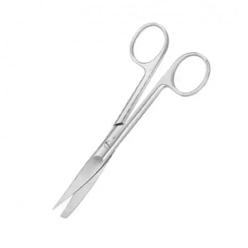 Wellson Standart Makas 15 cm Küt/Sivri Eğri