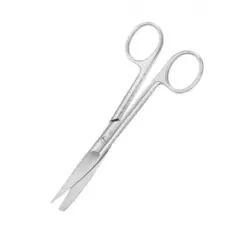 Wellson Standart Makas 15 cm Küt/Sivri Eğri