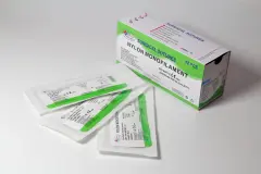 Nylon monofilament cerrahi iplik kutusu ve steril paketler