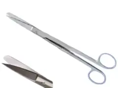 Rodus düz cerrahi makas sivri/küt 20 cm