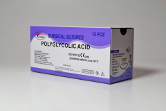 Polyglycolic Acid (PGA) Emilebilir Cerrahi İplik Yuvarlak - 6 / 0