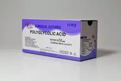 PGA emilebilir cerrahi iplik kutu yan açı