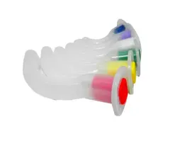 Airway Guedel Ağız Hava Yolu Airway 5/100mm Kırmızı yakın plan detay