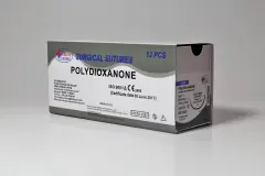 Polydioxanone cerrahi iplik kutu yan açı
