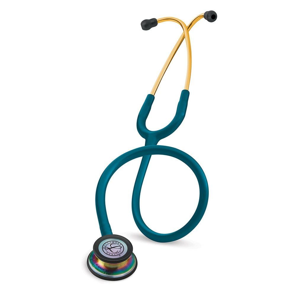 3M Littmann Classic III Steteskop Gökkuşağı Dinleme Çanı Karayip Mavisi - 5807