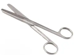 Rodus Cerrahi Makas Küt/Küt 15 cm Düz