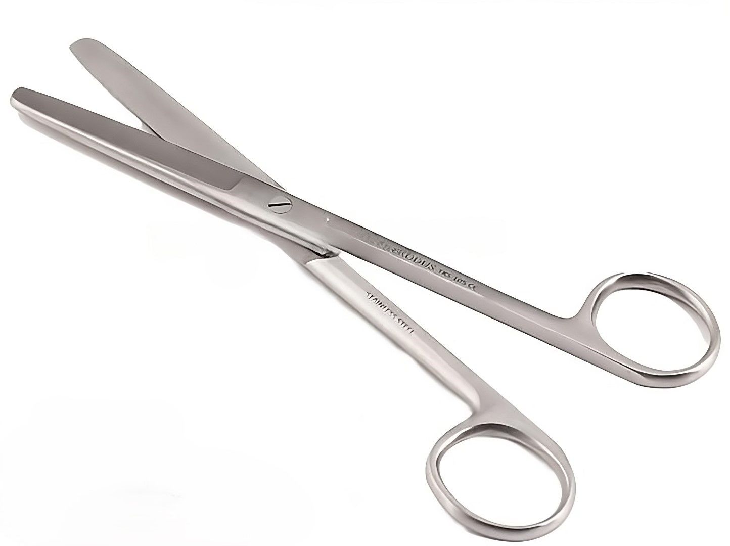 Cerrahi Makas Küt/Küt 15 cm Düz