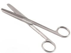 Cerrahi Makas Küt/Küt 15 cm Düz