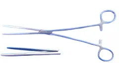 Rochester Pean tipi hemostatik pens 24 cm uç detayı