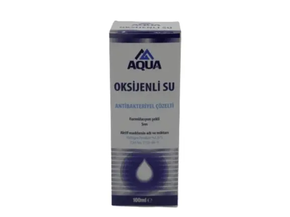 Aqua oksijenli su 100 ml kutusu