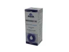 Aqua oksijenli su 100 ml kutu yan açı