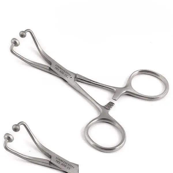 Topuz uçlu çamaşır pensi towel clamp 11 cm