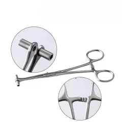 Piercing septum delim pensi 18 cm uç detayı