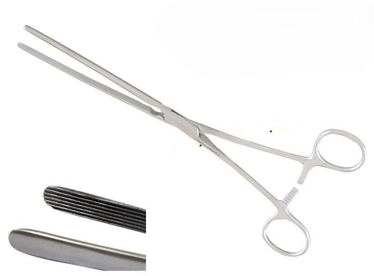 Bağırsak Pensi 24 cm Düz