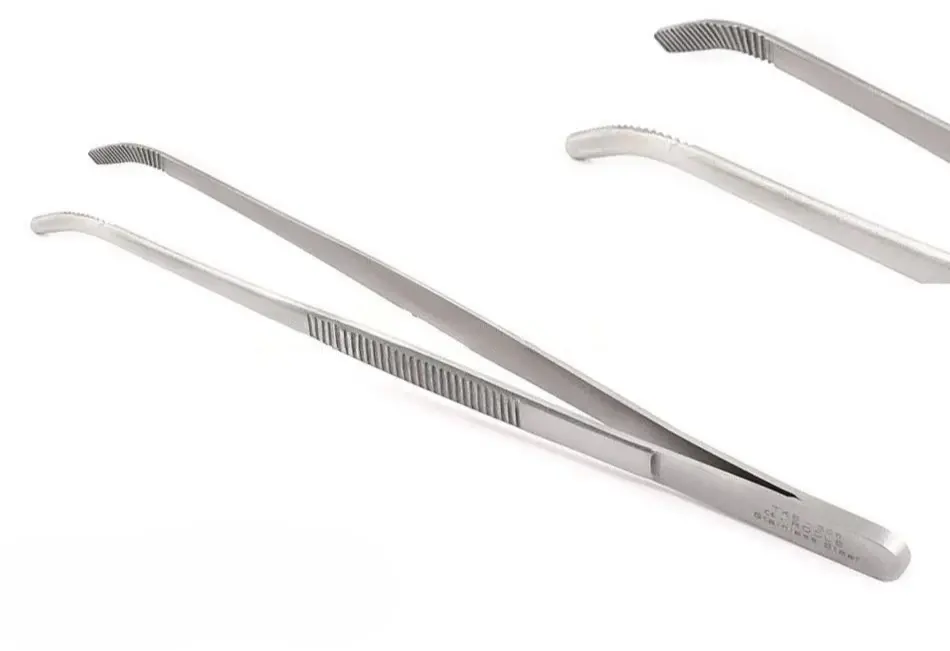 Penset 15 cm Eğri Oval