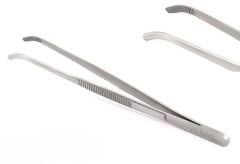 Penset 15 cm Eğri Oval