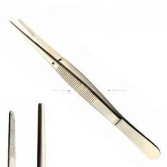 Penset 15.5 cm Çapraz Tırtıklı Doku Penseti Düz